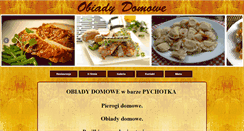 Desktop Screenshot of obiadydomowe.bigduo.pl